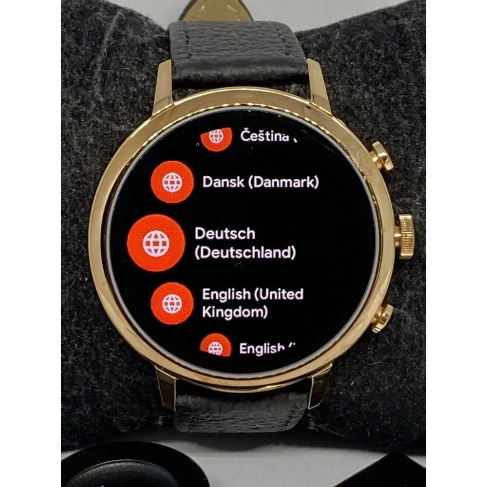 Fossil Gen 4 Authentic Digital Dial Smart Watch Custom Band FTW6018 LT279